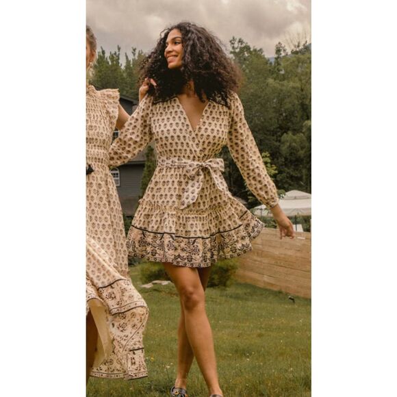 NWOT Cleobella Danae Mini Dress in Delilah, $208 Small - Picture 1 of 9